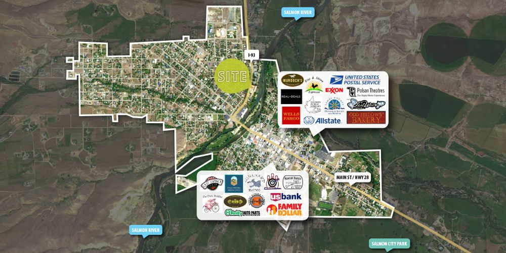 Salmon Retail & RV Park: 609 Riverfront Dr, Salmon, ID 83467